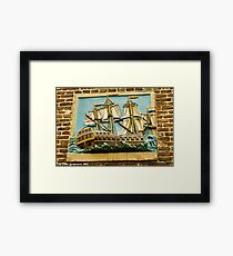 Warship Framed Print