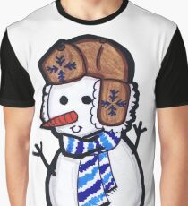 Snowman Graphic T-Shirt