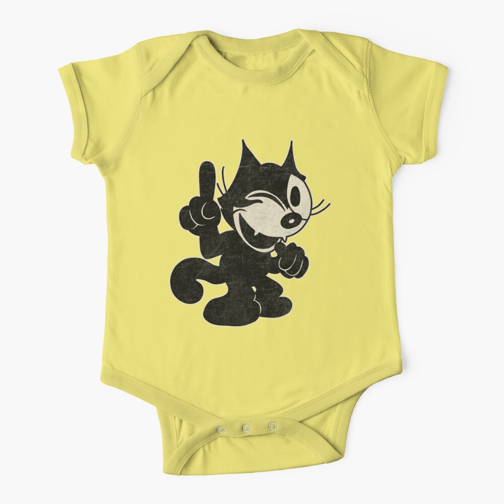 ROMPER with classic cartoon character FELIX THE CAT BABY ONE PIECE 