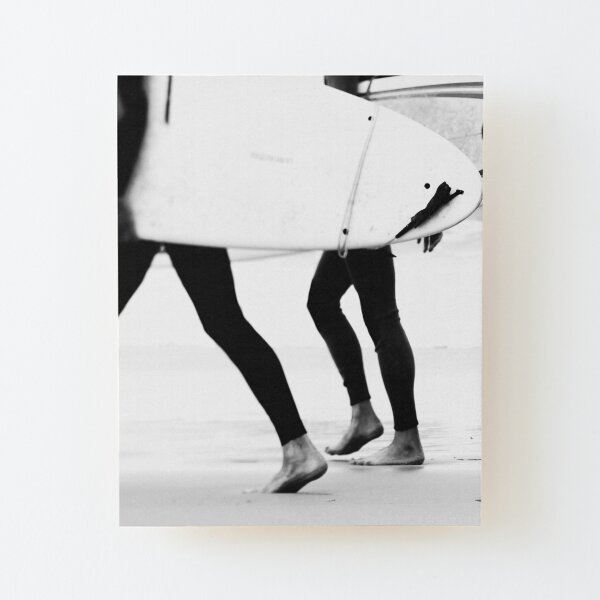 catch a wave Wood Mounted Print