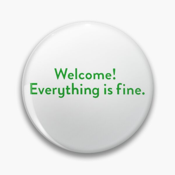 The Good Place Welcome Wall Pin