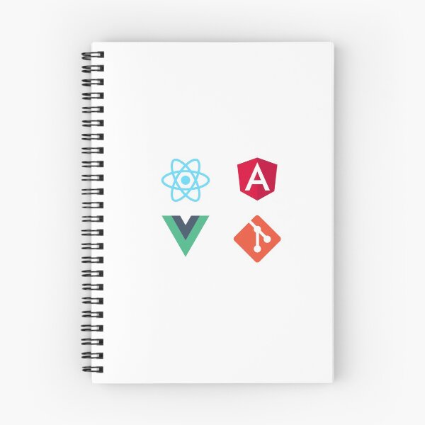 Item preview, React Angular Vue Git Sticker pack designed and sold by deepak-gangwar.