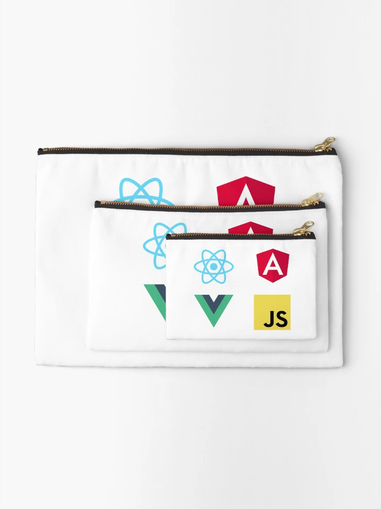 Thumbnail 2 of 4, Zipper Pouch, JavaScript sticker pack designed and sold by deepak-gangwar.