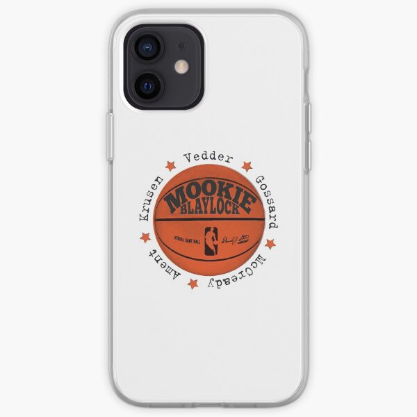 Mookie Blaylock - Pearl Jam (texte noir) Coque souple iPhone