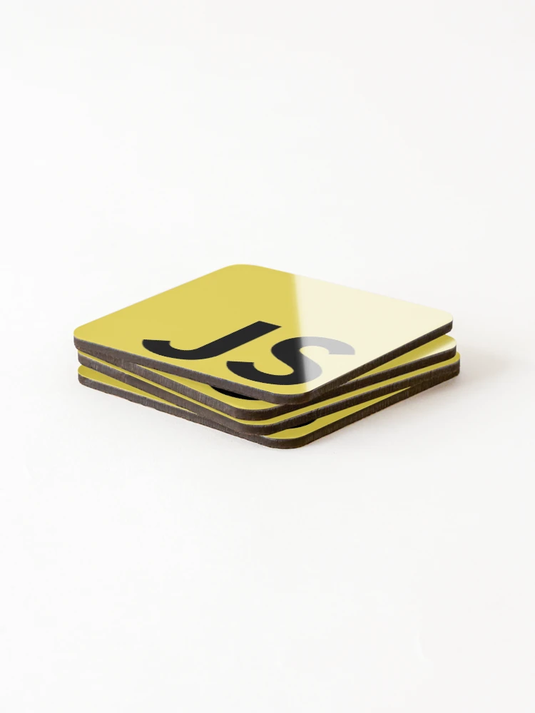 Thumbnail 4 of 5, Coasters (Set of 4), JavaScript sticker designed and sold by deepak-gangwar.