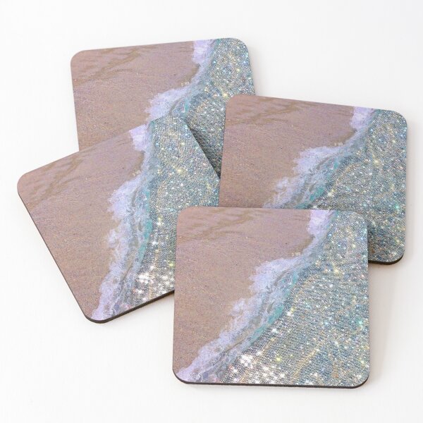 Item preview, Aesthetic Sparkling Beach Waves designed and sold by Freshfroot.
