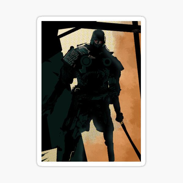 Demon Warrior Sticker