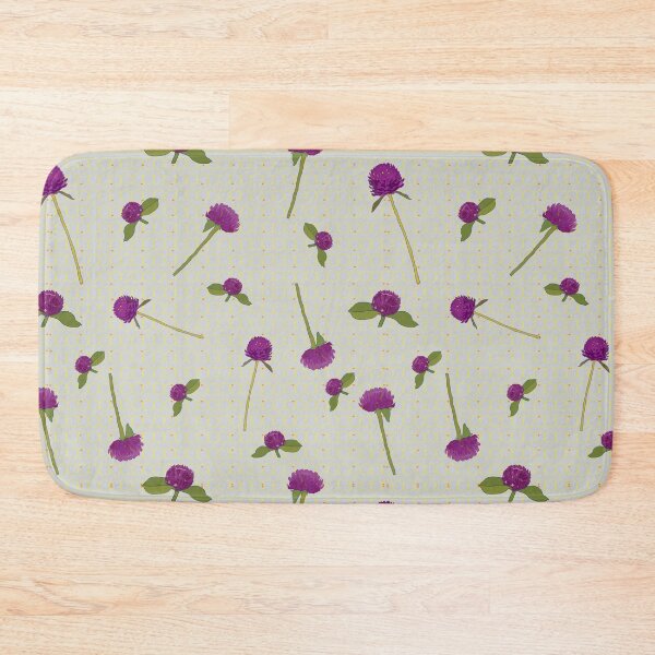 Item preview, Globe amaranth- vadamalli -seamless pattern for Onam trends designed and sold by Sreepriya Jayesh.