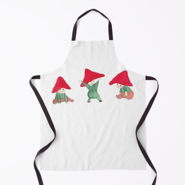 Item preview, 3 playful mushroom children, white designed and sold by Sonderblume.
