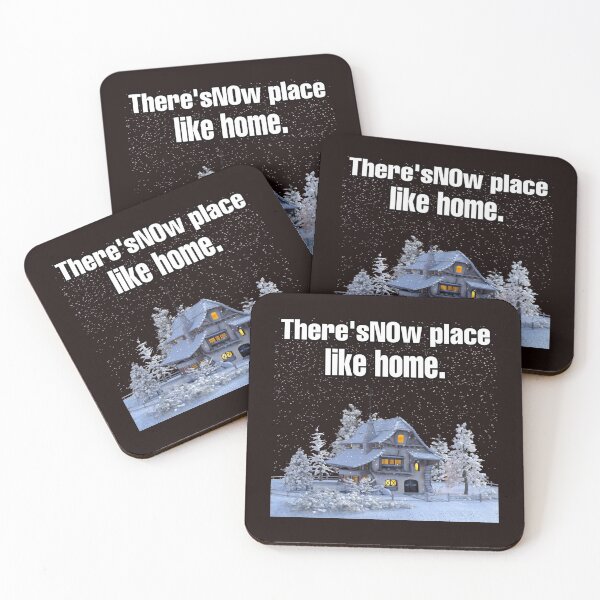 Item preview, there’sNOw place like home. christmas winter house designed and sold by doctors-apparel.