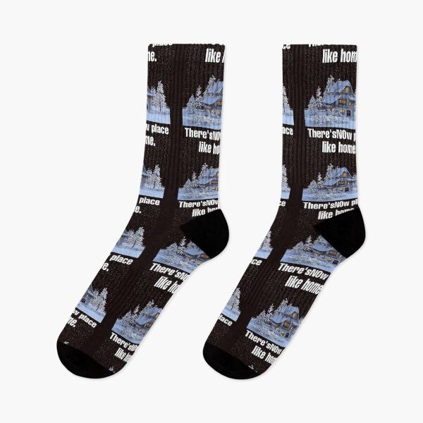 Item preview, there’sNOw place like home. christmas winter house designed and sold by doctors-apparel.