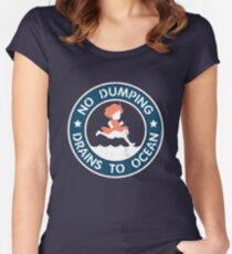 Seaside Signage Women's Fitted Scoop T-Shirt