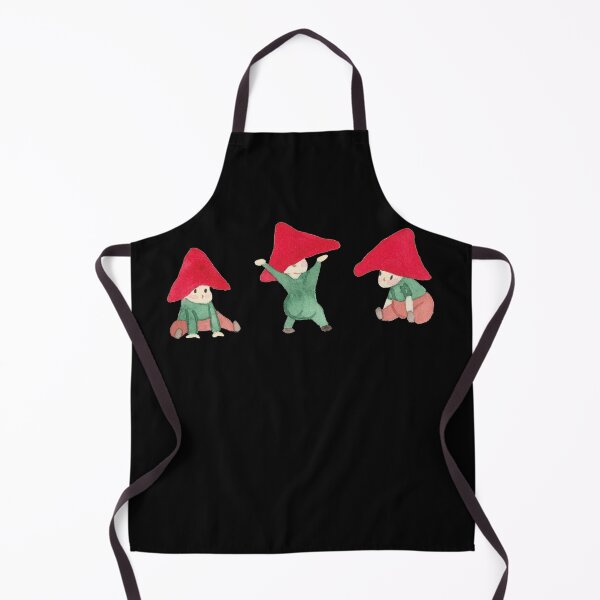 Item preview, 3 playful mushroom children, black designed and sold by Sonderblume.