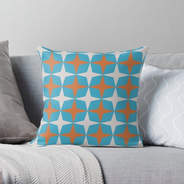Modern Retro - Pattern 1 Throw Pillow