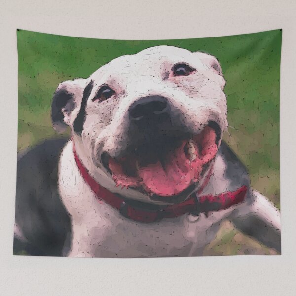Item preview, Staffy funny vectorized designed and sold by Beyond Words.
