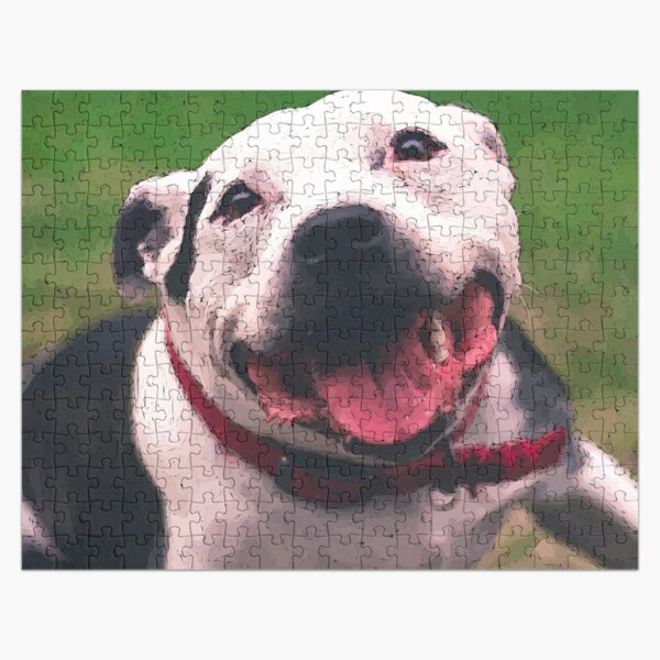 Staffordshire Bull Terrier Dog Staffy - Jigsaw Puzzle