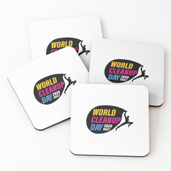 national cleanup day Coasters (Set of 4)