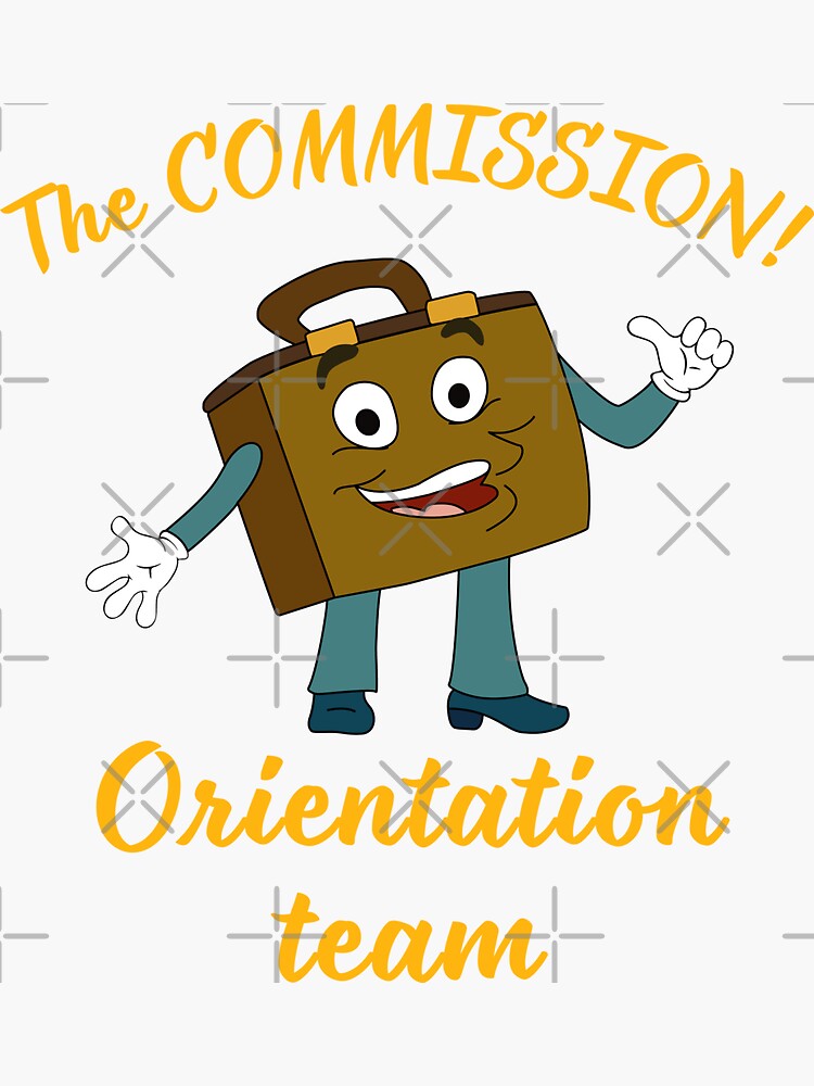 "Umbrella Mr Briefcase Orientation Academy" Sticker by MarcoPolok