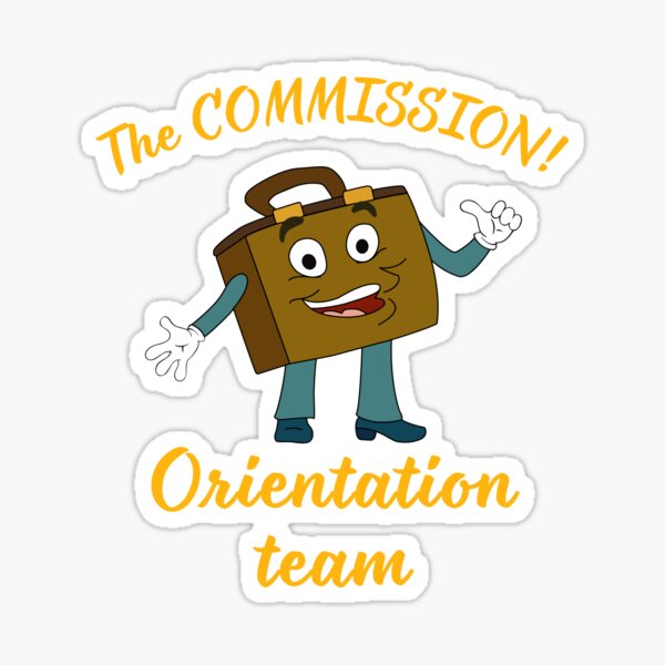 "Umbrella Mr Briefcase Orientation Academy" Sticker by MarcoPolok