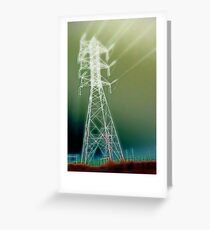 Powerlines Greeting Card