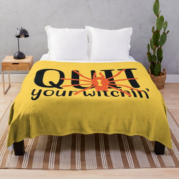 Item preview, Quit Your Witchin Halloween Art designed and sold by VibrantGifts.