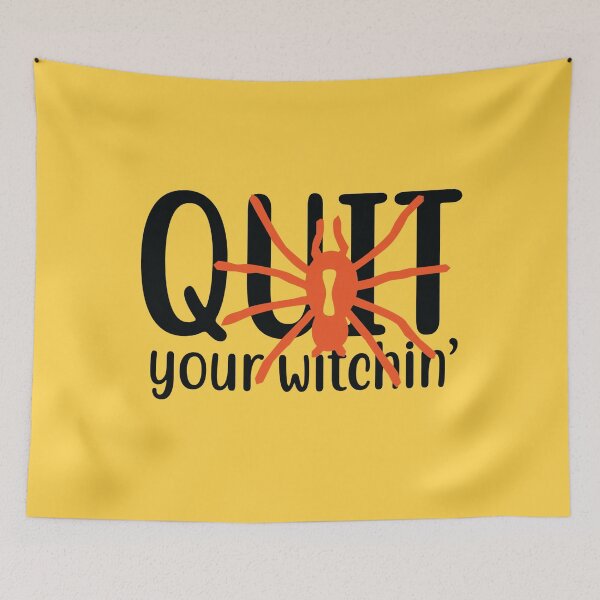 Item preview, Quit Your Witchin Halloween Art designed and sold by VibrantGifts.