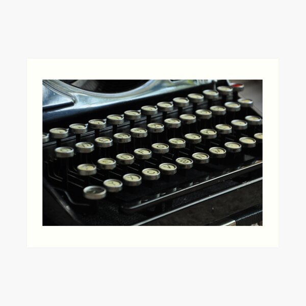Typewriter Art Print