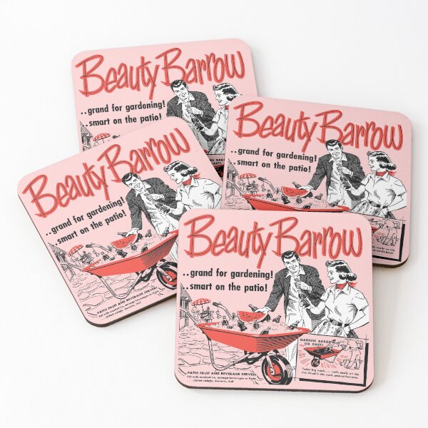 Item preview, BEAUTY BARROW ADVERT designed and sold by ThrowbackAds.