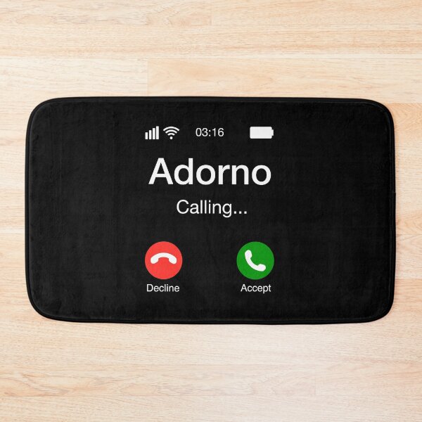 Item preview, Adorno Calling - Funny Philosophy Phone designed and sold by CanadianUnicorn.