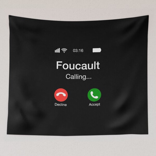 Item preview, Foucault Calling - Funny Philosophy Phone designed and sold by CanadianUnicorn.