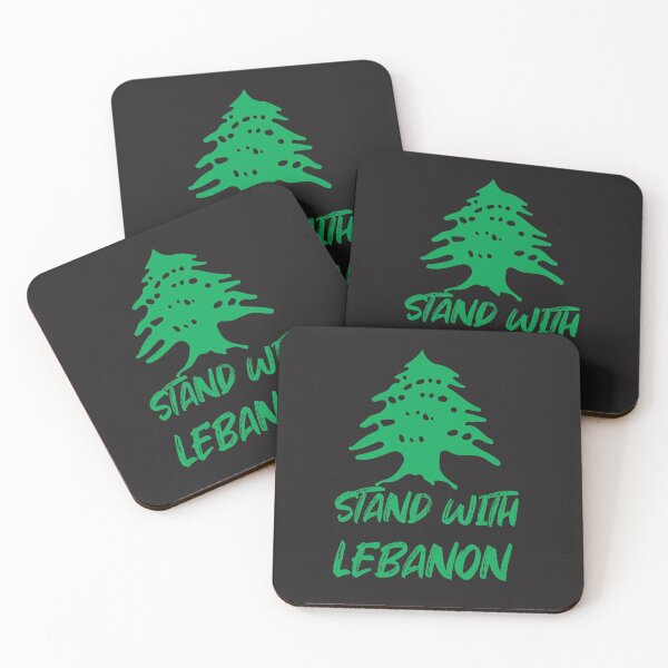 Item preview, Stand with Beirut Lebanon, Green Cider tree, Lebanon Flag designed and sold by SchlossInspire.