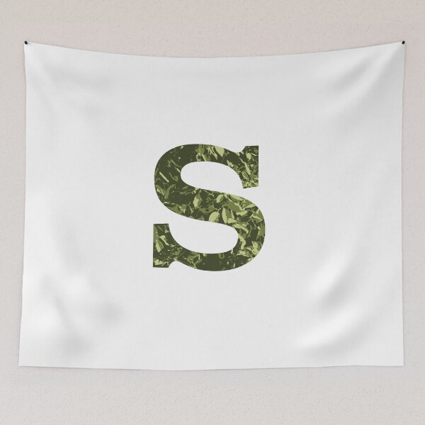 Item preview, a alphabet letter S monogram designed and sold by patternsplus.