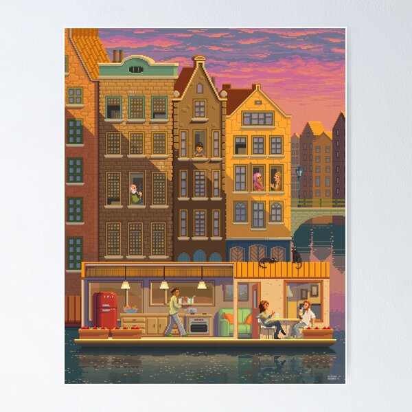 Item preview, Scene # 38: 'The Boathouse' designed and sold by pixelshuh.