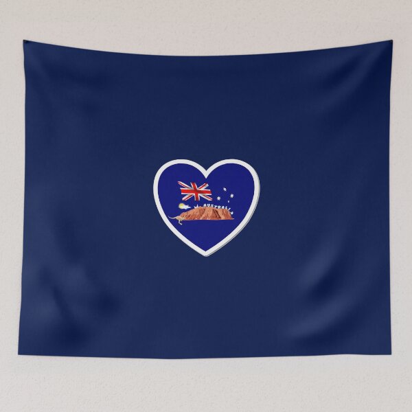 Item preview, Australian heart flag designed and sold by Pegasus00.