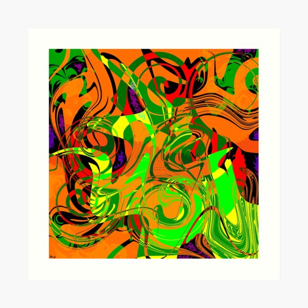 Festival in Motion Art Print