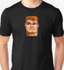 Wolfenstein 3D (Head) - Retro DOS game fan shirt HD pixels Unisex T-Shirt