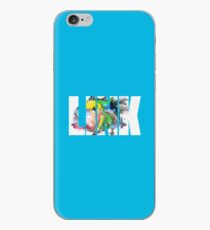 Toon Link Text (Light Blue) iPhone Case