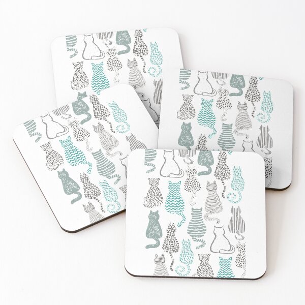 Item preview, Abstract Cats Pattern designed and sold by Borislav Shekerdzhiyski.