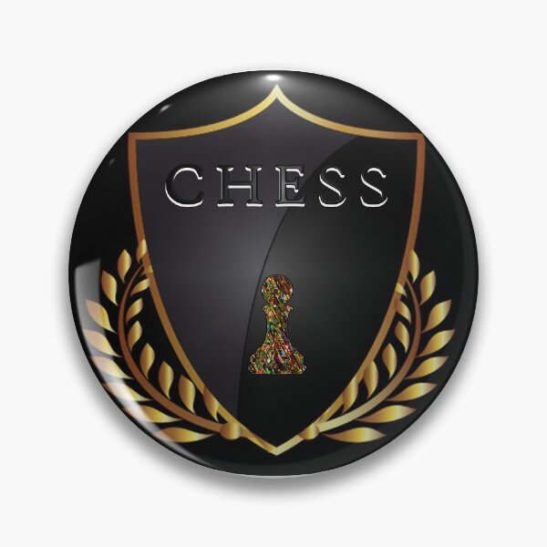 Item preview, Chess Shield with Colorful Pion 1 designed and sold by TopPopClothing.
