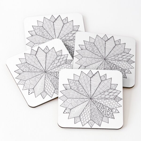Item preview, Designer flower doodle designed and sold by Bake-my-Design.