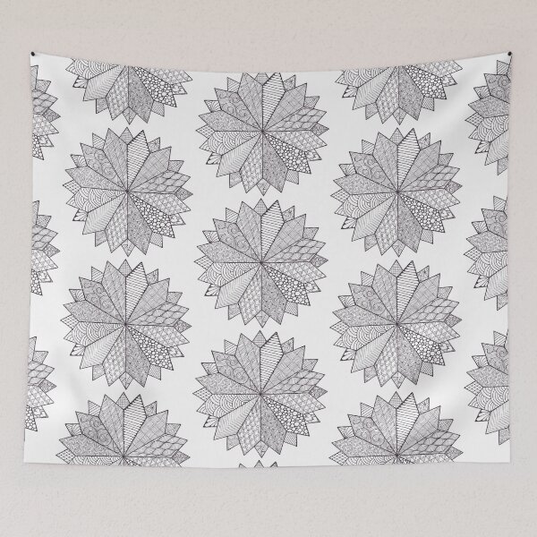 Item preview, Designer flower doodle designed and sold by Bake-my-Design.