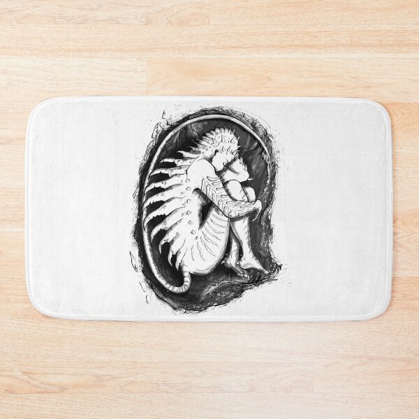 Item preview, Rebirth - Comic Art Drawing of a Monster Embryo designed and sold by aurielphoenix.