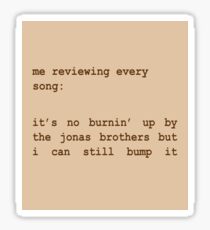 Jonas Brothers Fan Sepia Sticker