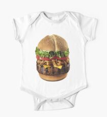 Burger Short Sleeve Baby One-Piece