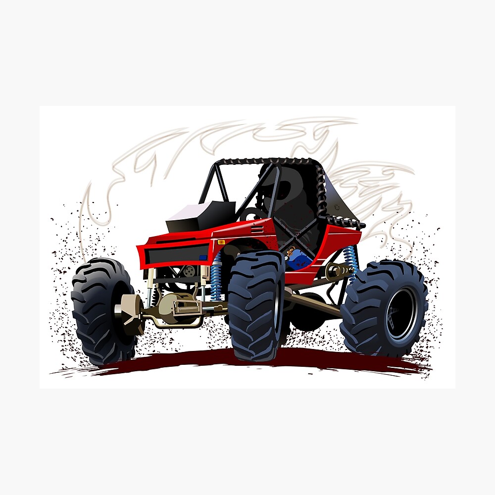 Cartoon Buggy Poster By Mechanick Redbubble