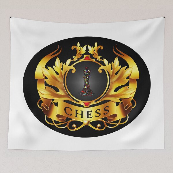 Item preview, Chess Shield with Colorful King designed and sold by TopPopClothing.