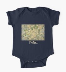 Mucha - Flowers One Piece - Short Sleeve