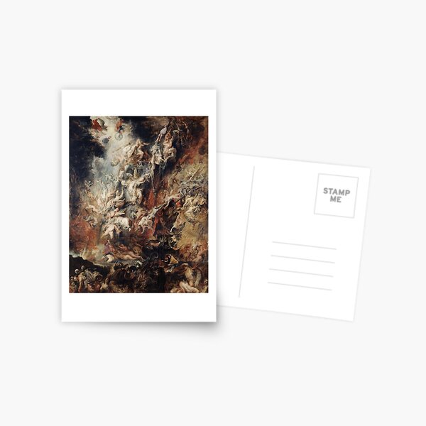 Adam's Painting DARK Postcard
