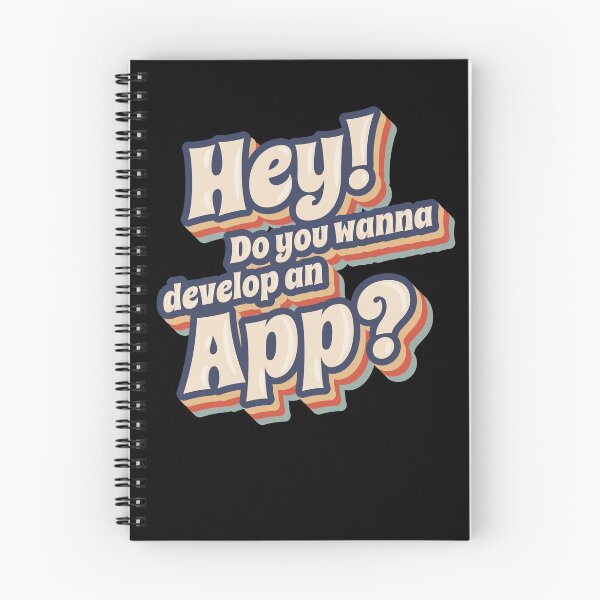Item preview, Hey Do you wanna develop an app? Glossy 70's style designed and sold by finethesign.