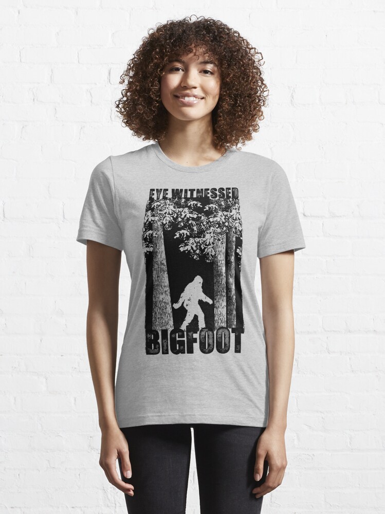 Alternate view of Eye Witnessed Bigfoot Essential T-Shirt
